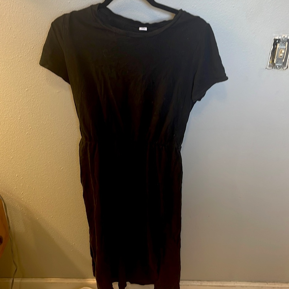 Black old navy cotton dress